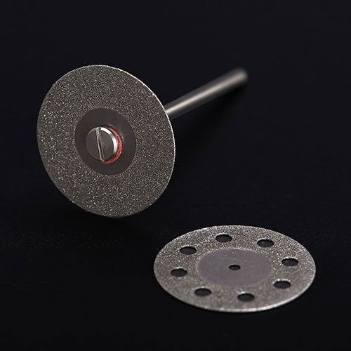 Dental Lab Diamond Disc Cutting Double Side Disk Tool For Polisher 22mm 15pcs/box - azdentall.com
