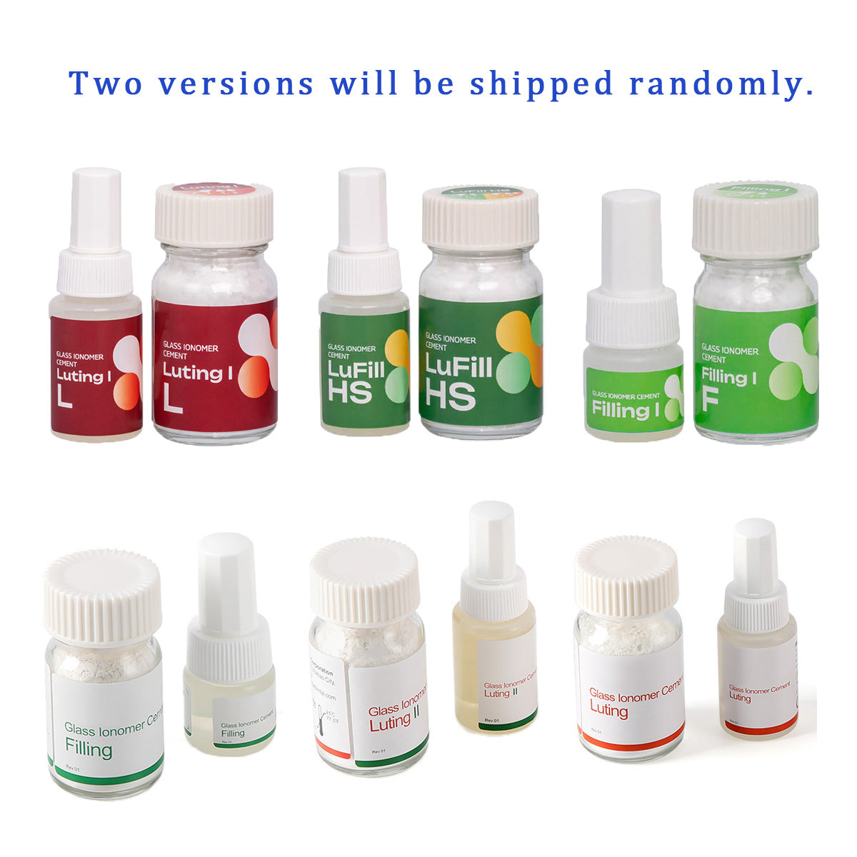 Dental Glass Ionomer Cement Permanent Adhesion For Teeth Crowns Bridge Powder And Liquid