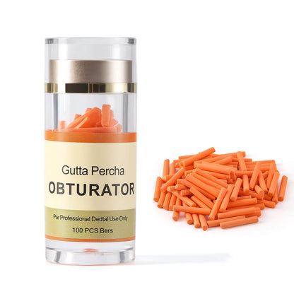 Dental Gutta Percha Pellets Bar for Obturation Endo System Endodontic Gun 100 Pcs/Bottle - azdentall.com