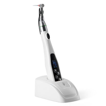 Dental Wireless LED Endo Motor Reciprocating Mini 16:1 Contra Angle Built-in 7 Programs Setting - azdentall.com