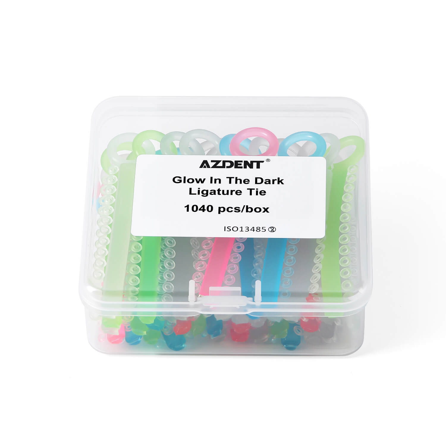 AZDENT Orthodontic Ligature Ties Mixed Colors Dark Light 1040 pcs/Pack - azdentall.com