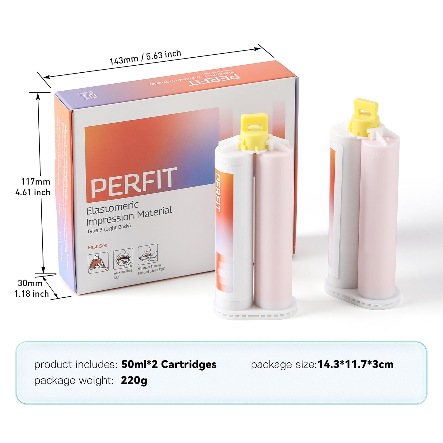 Dental Impression Material Light Body Normal/Fast Set