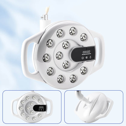 Dental Unit Chair LED Oral Light Lamp 12 Lights 20W Dual-Color Adjustable - azdentall.com