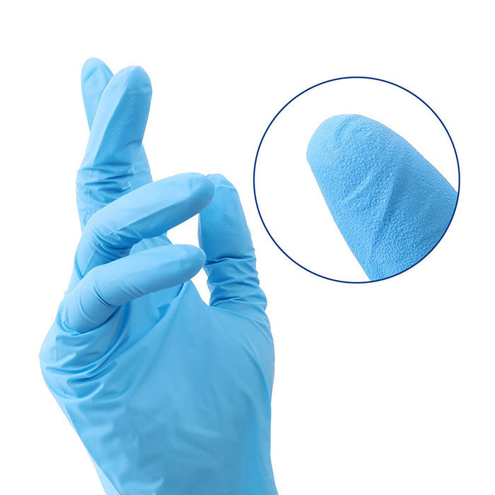 Disposable Nitrile Exam Gloves Blue Powder & Latex Free 4 Mil S/M/L/XL 1000pcs/Cs - azdentall.com