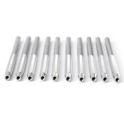 Dental Stainless Steel Mouth Mirror Handle 10Pcs/Set - azdentall.com
