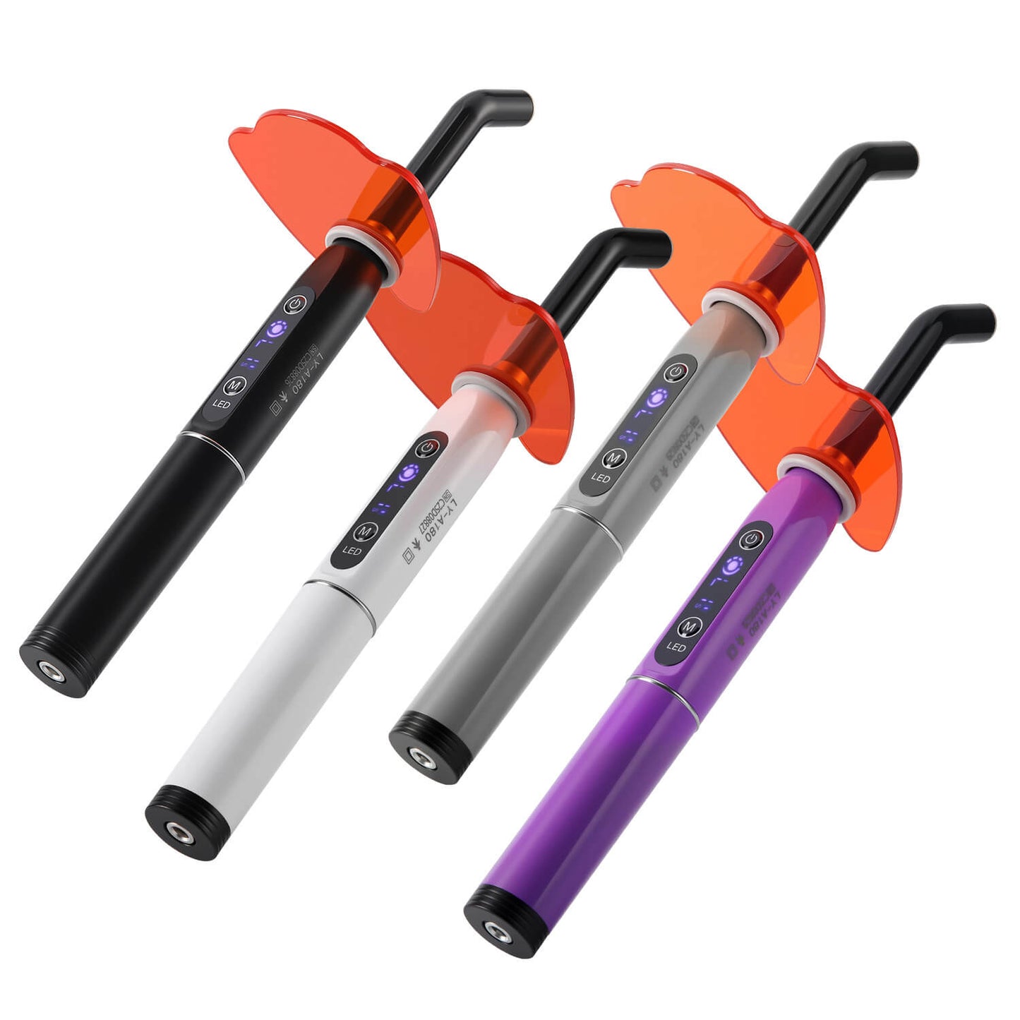 Dental LED Curing Light Lamp 1 Second Cure Adjustable Power 2400mW/cm² - azdentall.com