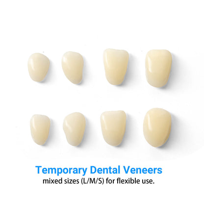 Dental Provisional Teeth Veneers Ultra-Thin Temporary Crowns for Upper Anterior A1 A2 50pcs/Bag - azdentall.com