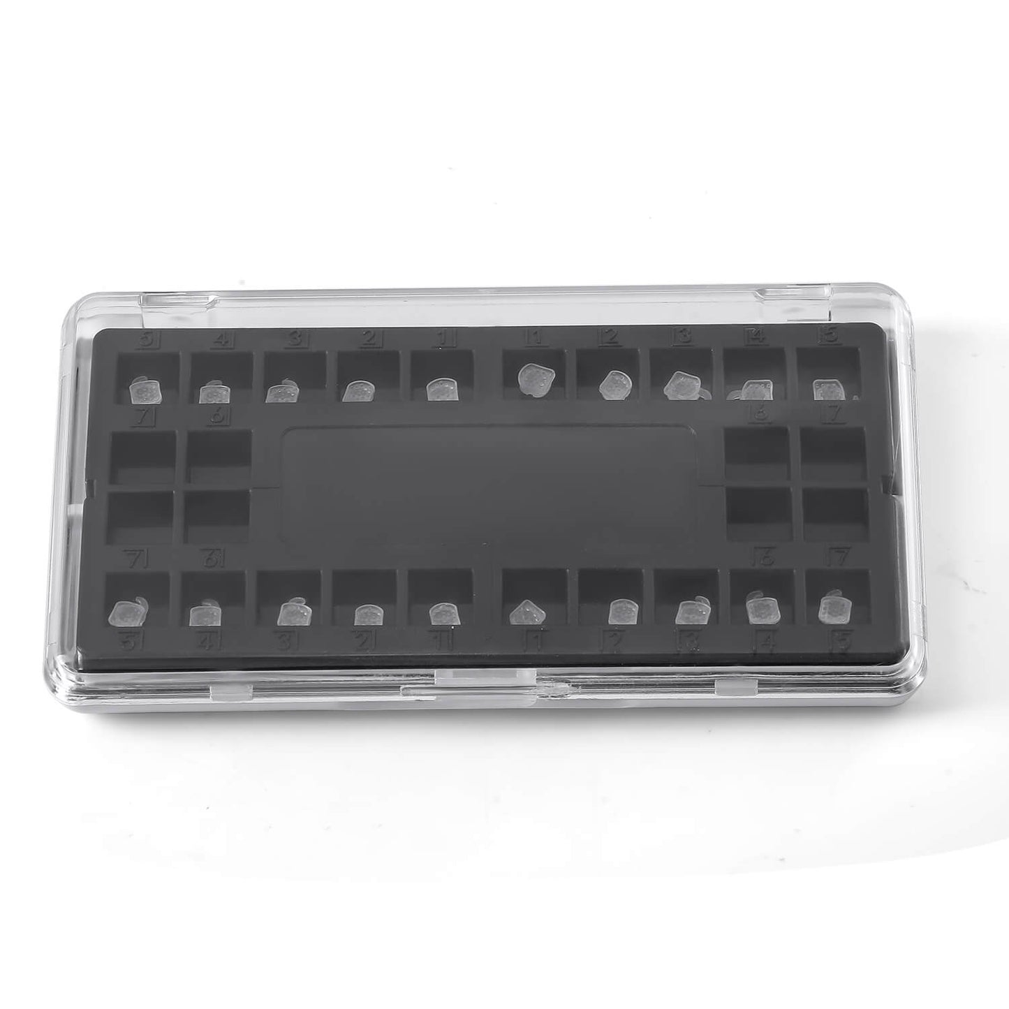 AZDENT Dental Orthodontic Clear Ceramic Brackets Roth/MBT 0.022 Hooks 345 20pcs/Box - azdentall.com