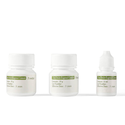 Dental Zinc Oxide Eugenol Cement Kit Self-Curing Type III 20g Powder + 6ml Liquid - azdentall.com