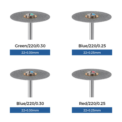 Dental Sintered Diamond Double Sided Polishing Disc for Zirconia Coarse Medium Fine 1pc/box - azdentall.com