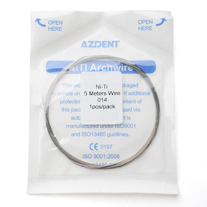 AZDENT Arch Wire Super Elastic Niti Round 5M Long 1pc/Pack