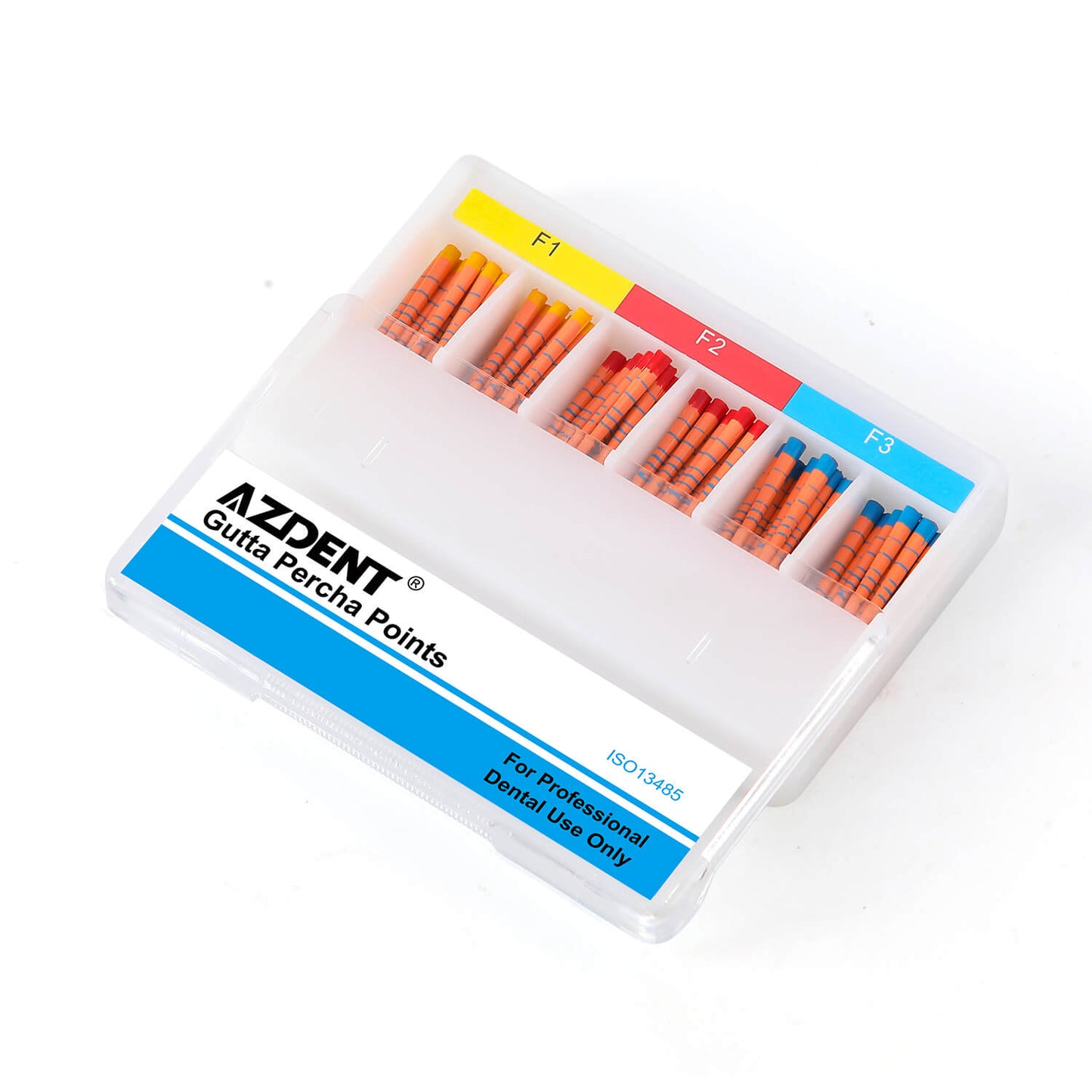AZDENT Gutta Percha Points With Scale Mixed F1 F2 F3 60/Box - azdentall.com