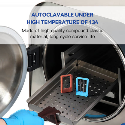 Dental 5 Holes HP Bur Autoclave Holder Compound Plastic - azdentall.com