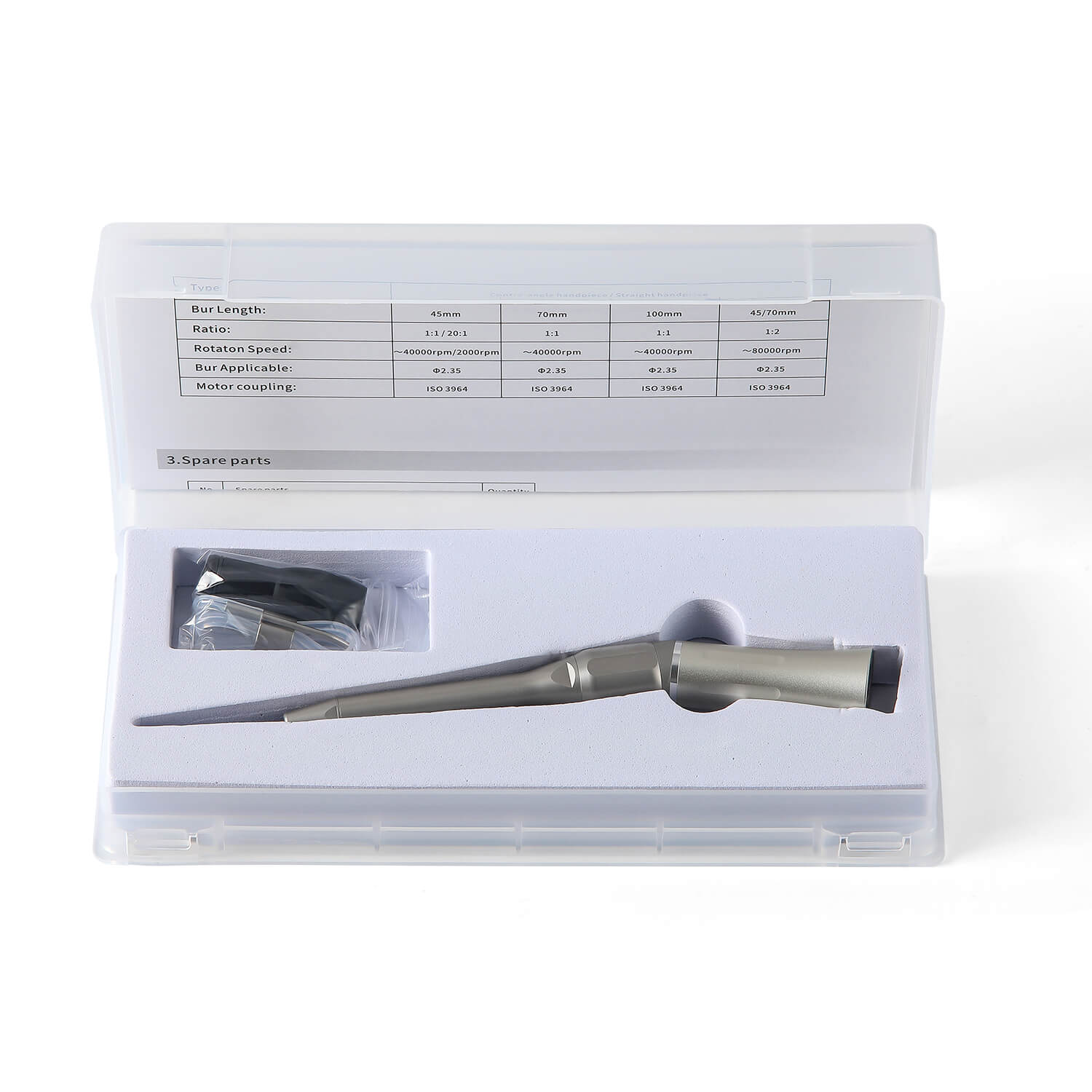 AZDENT Dental 1:1 Surgical Osteotomy Contra Angle Handpiece External Spray - azdentall.com