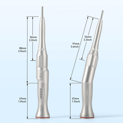 AZDENT Dental 1:2 Increasing Surgical Osteotomy Straight /20° Contra Angle Handpiece - azdentall.com