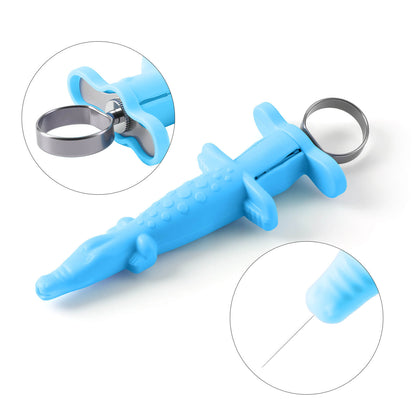 Dental Surgical Injector Alligator Syringe Sleeves Crocodile Shaped 5pcs/Bag - azdentall.com