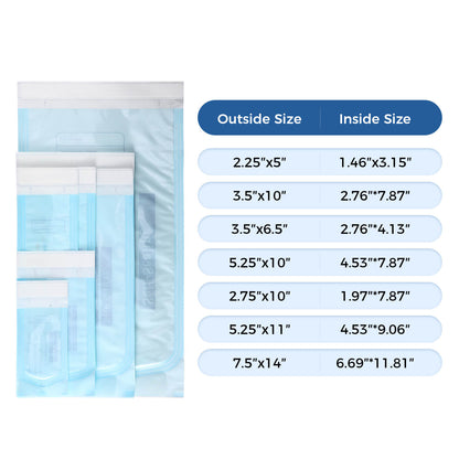 Dental Self-Sealing Sterilization Pouch 7 Sizes 200pcs/Box - azdentall.com