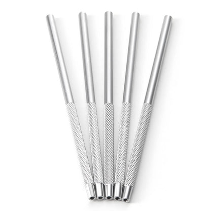 Dental Stainless Steel Mouth Mirror Handle 10Pcs/Set - azdentall.com