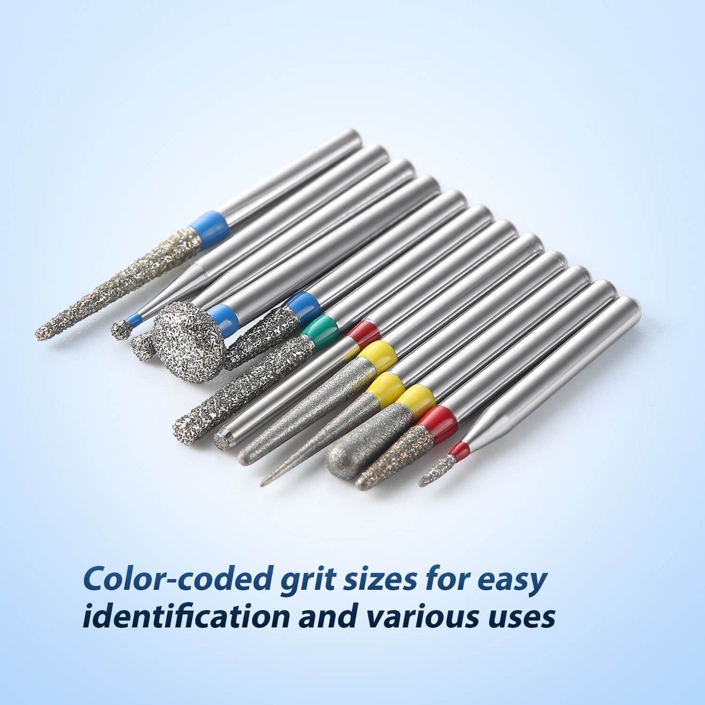 AZDENT Dental Diamond Bur Standard Kit FG 1.6mm 12pcs/Kit - azdentall.com