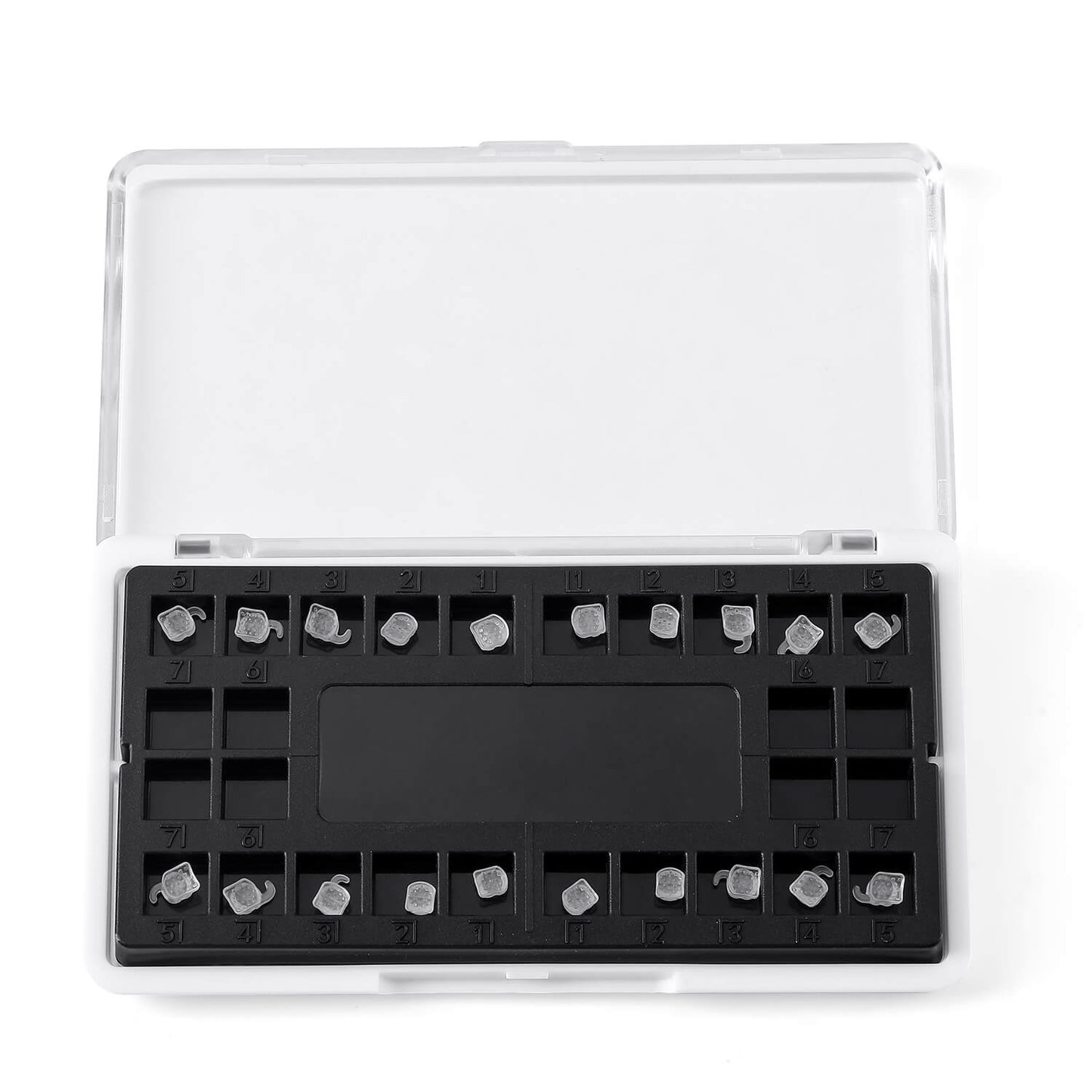 AZDENT Dental 2G Clear Ceramic Bracket Roth/MBT 0.022 Hooks On 345 20pcs/Box - azdentall.com