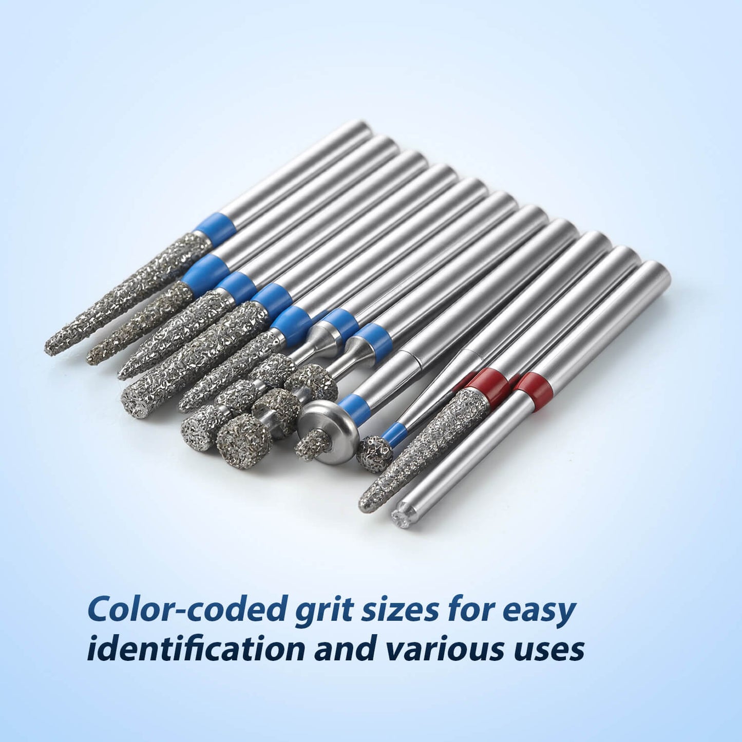 Dental Diamond Bur All Ceramic Porcelain Kit FG 1.6mm 11pcs/Kit - azdentall.com