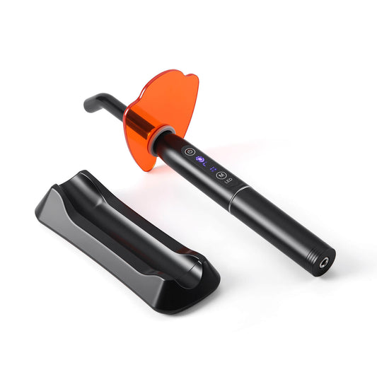Dental LED Curing Light Lamp 1 Second Cure Adjustable Power 2400mW/cm² - azdentall.com