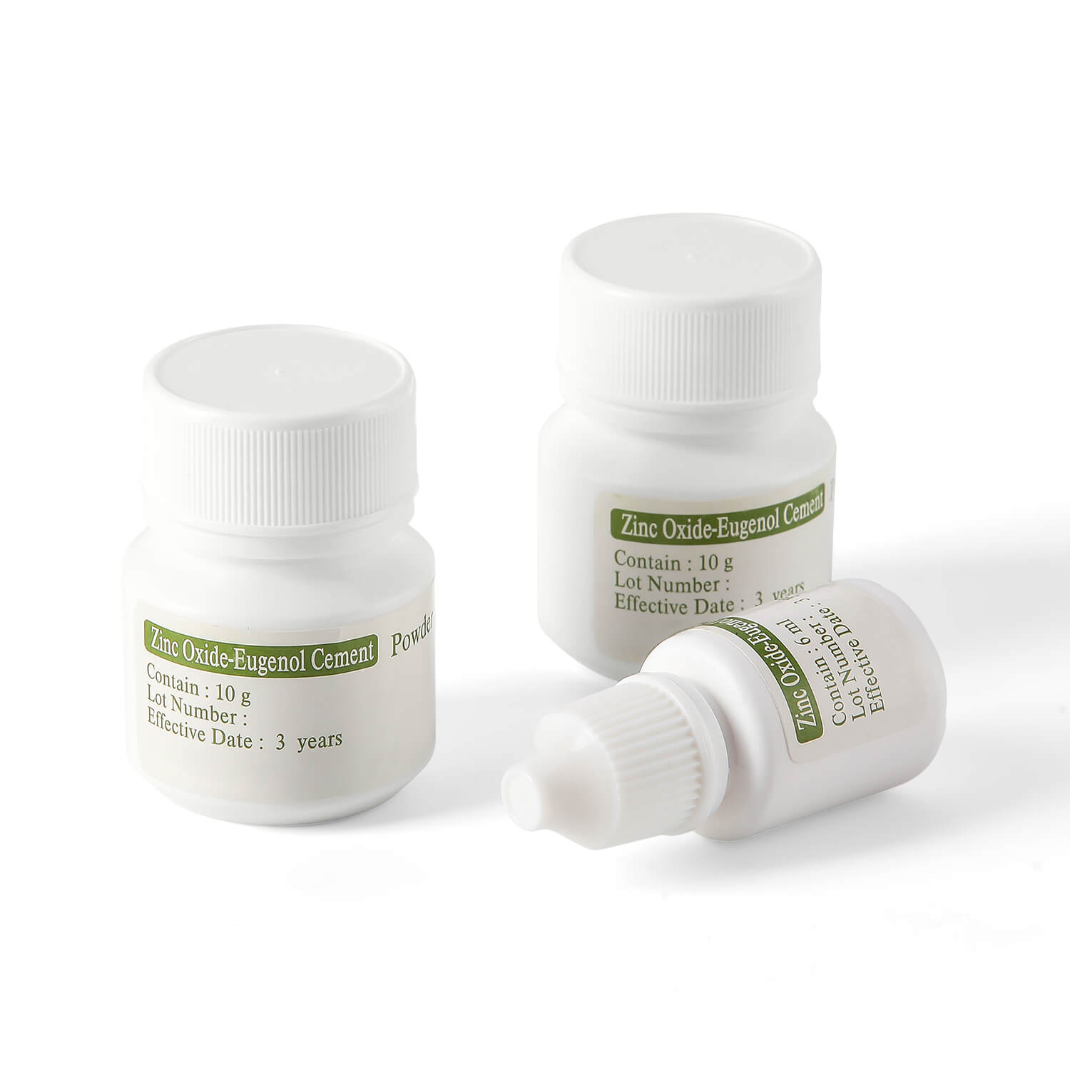 Dental Zinc Oxide Eugenol Cement Kit Self-Curing Type III 20g Powder + 6ml Liquid - azdentall.com