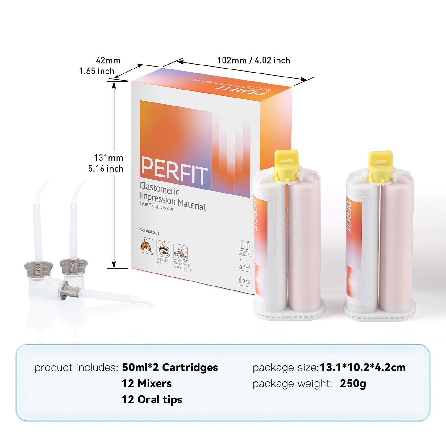 Dental Impression Material Light Body Normal/Fast Set
