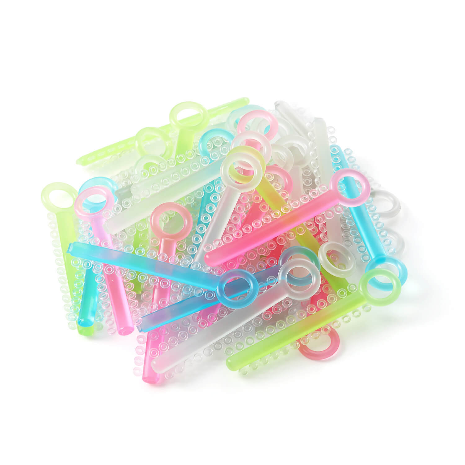 AZDENT Orthodontic Ligature Ties Mixed Colors Dark Light 1040 pcs/Pack - azdentall.com