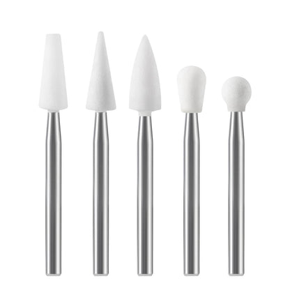 Dental Polishing White Stones FG Mixed Shapes 5pcs/Set - azdentall.com
