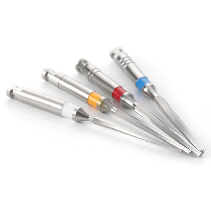 Dental Endodontic F Drill Reamers Fiber Post Drills 32mm 4pcs/Box - azdentall.com