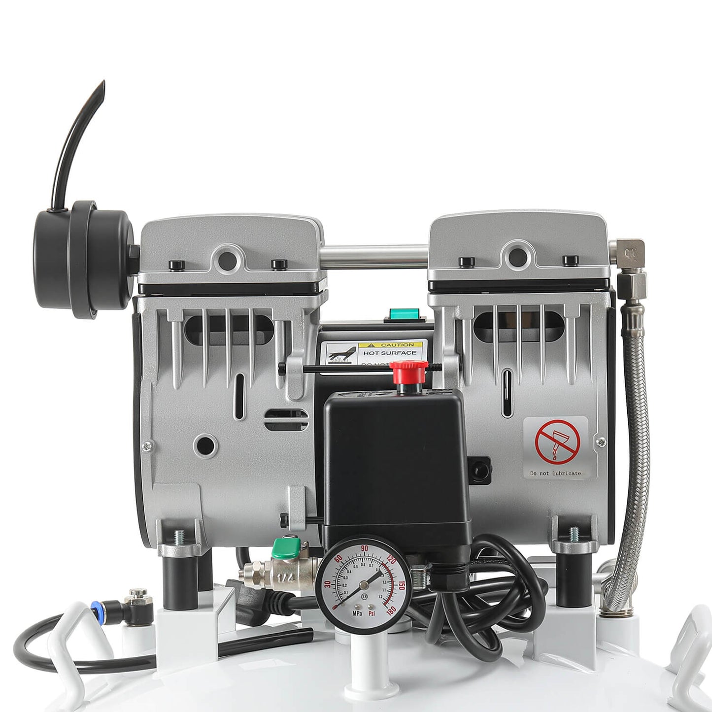 Dental Silent Oil Free Air Compressor 40L 800W 155L/min for 2PCS Dental Chair - azdentall.com