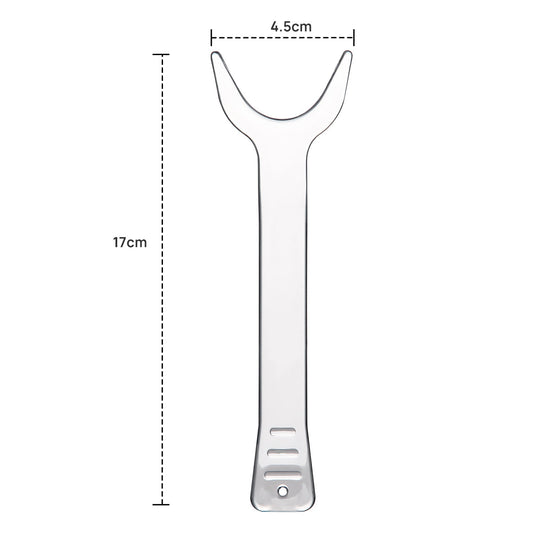 Dental Cheek Lip Retractor Mouth Opener Clear Plastic Small - azdentall.com