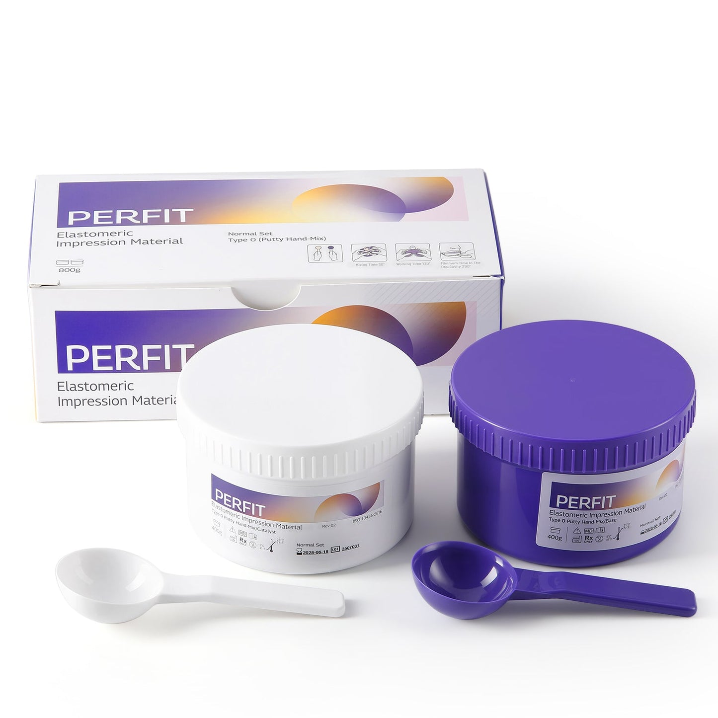 Dental Impression Material Putty Hand Mix Normal/Fast Set Heavy Body