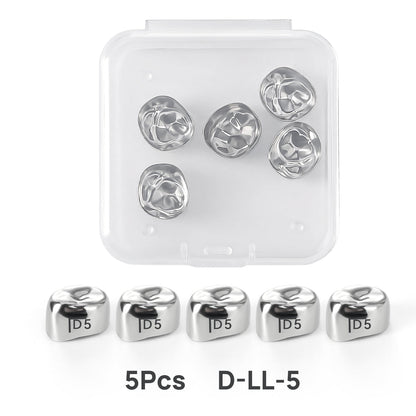 48 Sizes Dental Primary Molar Crown Teeth Preformed Stainless Steel Temporary Crowns 5pcs/Box