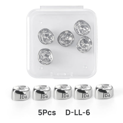 48 Sizes Dental Primary Molar Crown Teeth Preformed Stainless Steel Temporary Crowns 5pcs/Box