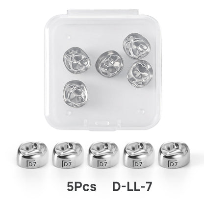 48 Sizes Dental Primary Molar Crown Teeth Preformed Stainless Steel Temporary Crowns 5pcs/Box