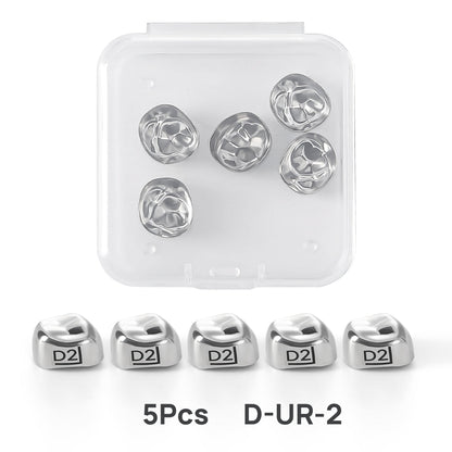 48 Sizes Dental Primary Molar Crown Teeth Preformed Stainless Steel Temporary Crowns 5pcs/Box