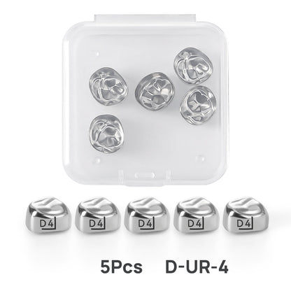 48 Sizes Dental Primary Molar Crown Teeth Preformed Stainless Steel Temporary Crowns 5pcs/Box