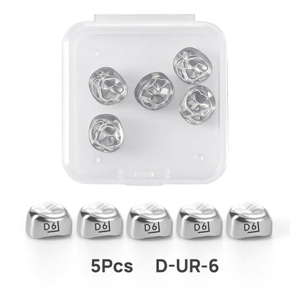 48 Sizes Dental Primary Molar Crown Teeth Preformed Stainless Steel Temporary Crowns 5pcs/Box