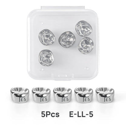 48 Sizes Dental Primary Molar Crown Teeth Preformed Stainless Steel Temporary Crowns 5pcs/Box