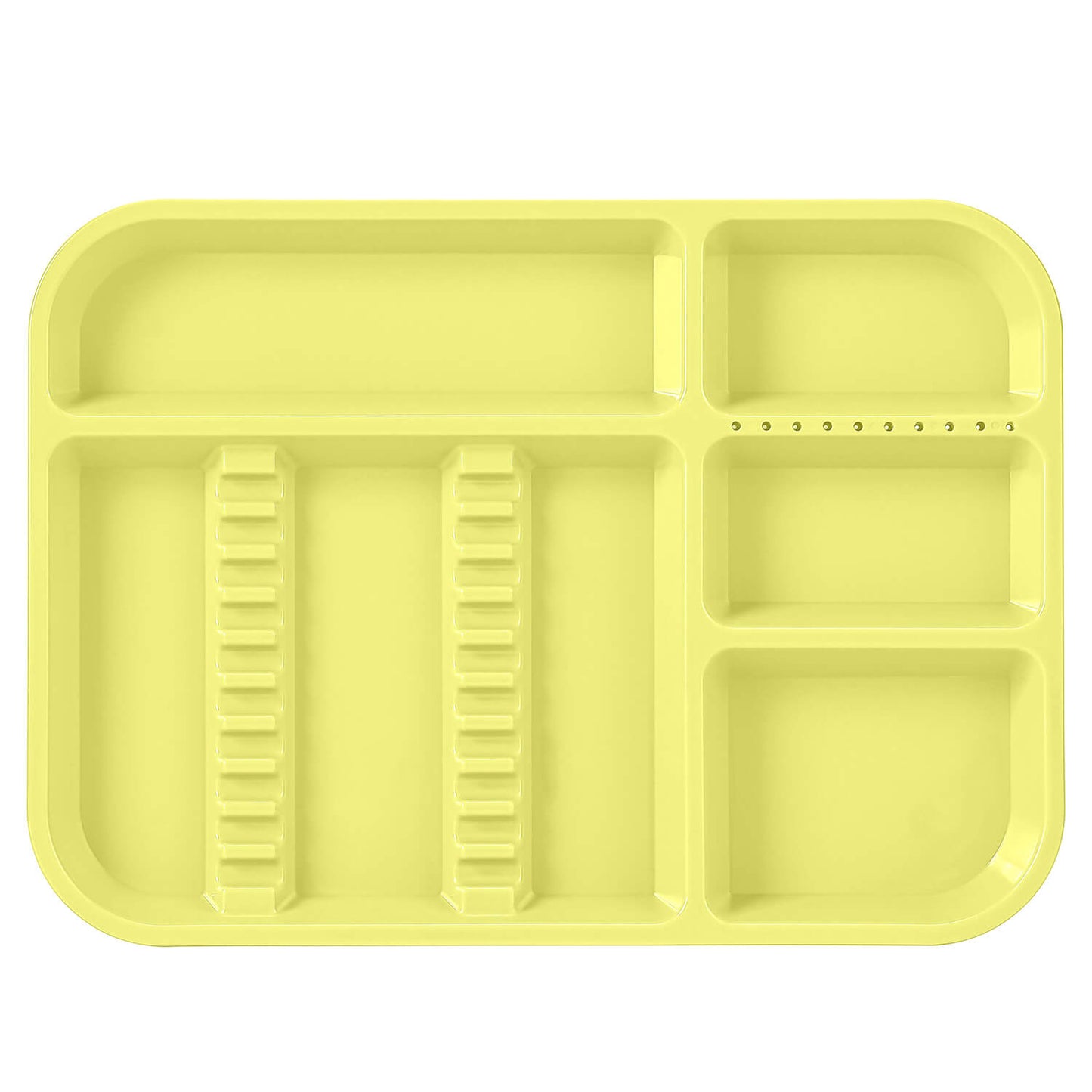 Dental Instrument Divided Tray Autoclavable Plastic Separate Setup Tray - azdentall.com