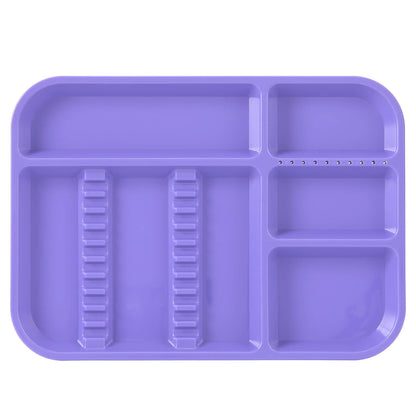 Dental Instrument Divided Tray Autoclavable Plastic Separate Setup Tray - azdentall.com