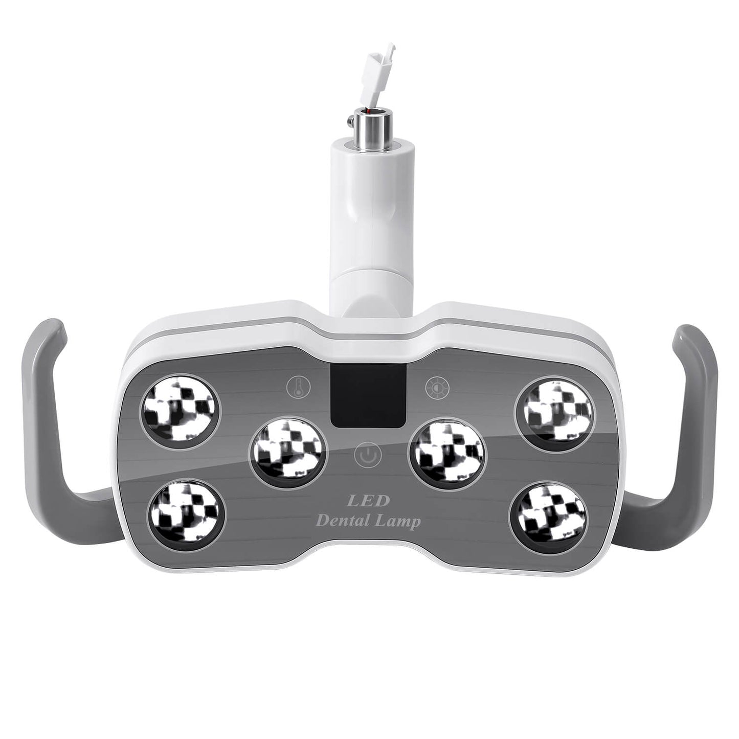 Dental Unit Chair LED Oral Light Lamp Dual-Color 6 Lights 10W with LCD Display - azdentall.com