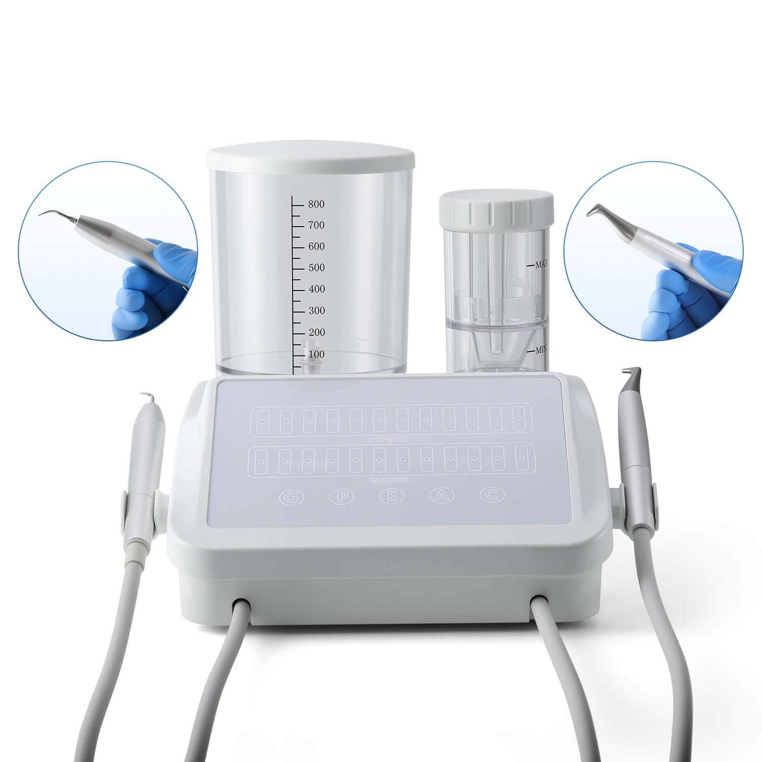 Dental PerioJet Pro Ultrasonic Scaler Air Polisher 2 in 1 Sandblasting Periodontal Therapy System - azdentall.com