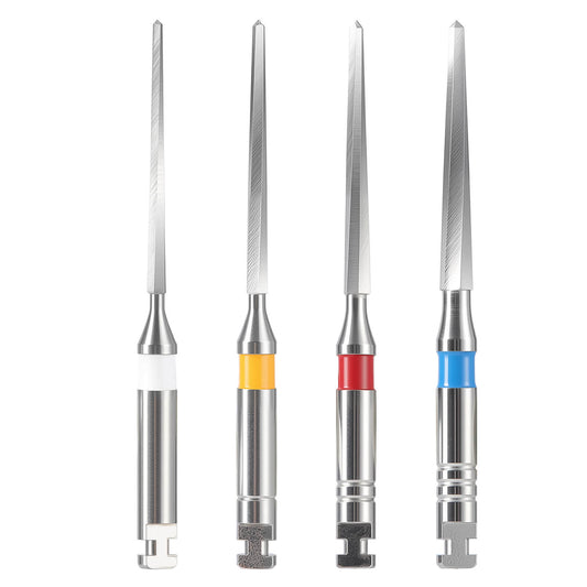 Dental Endodontic F Drill Reamers Fiber Post Drills 32mm 4pcs/Box - azdentall.com
