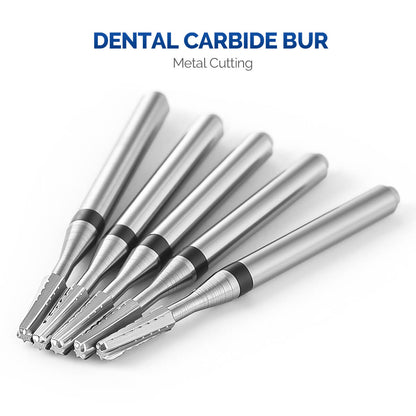 Dental Tungsten Carbide Bur FG1957 Metal Cutting 10pcs/Box - azdentall.com