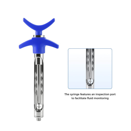 Dental Surgical Oral Anesthetic Aspirating Syringe Sharp Head - azdentall.com