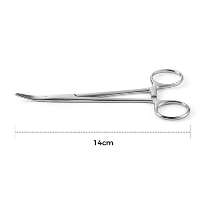 Dental Surgical Hemostatic Forceps Stainless Steel Curved/Straight Tip