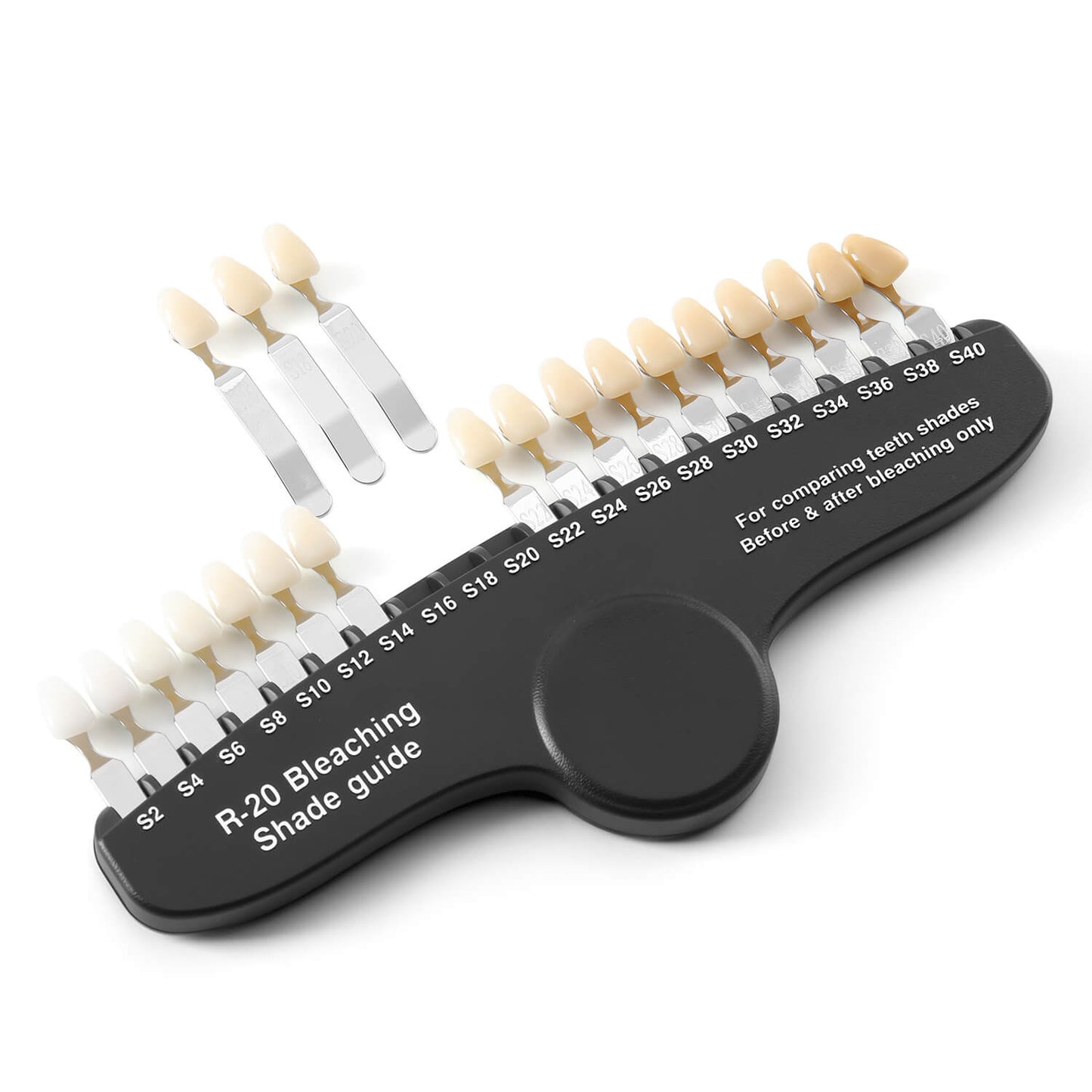 Dental Bleaching Shade Guide Tooth Whitening Shade Chart 20/25 Shade - azdentall.com